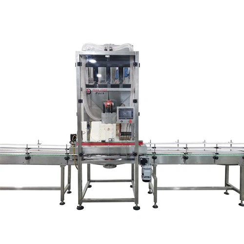 Автоматична машина за пълнене на бутилки с гранули